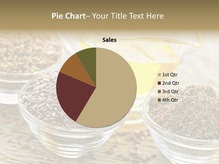 Flaxseed Oil PowerPoint Template