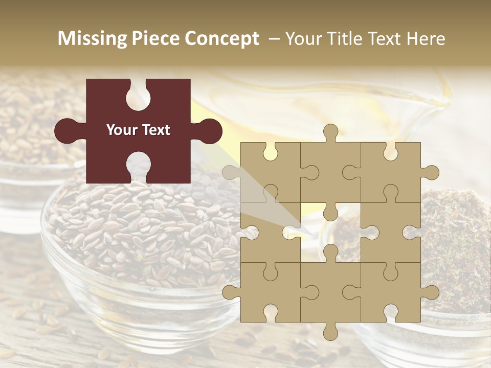 Flaxseed Oil PowerPoint Template