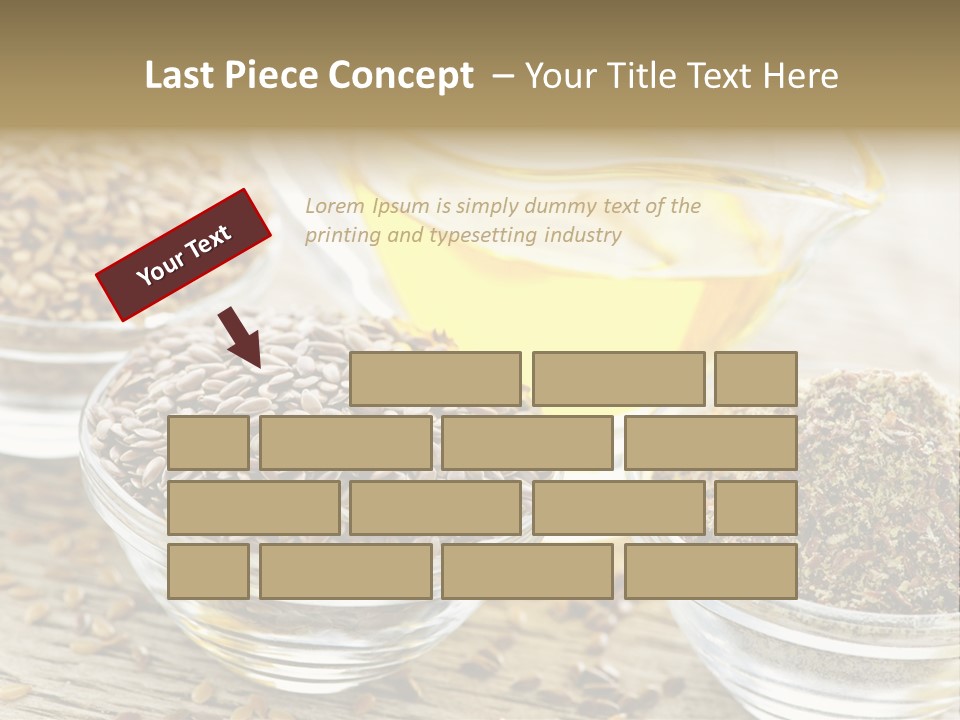 Flaxseed Oil PowerPoint Template