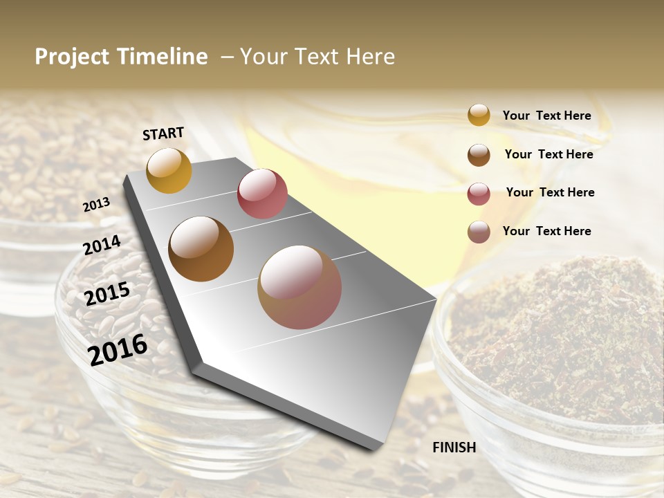 Flaxseed Oil PowerPoint Template