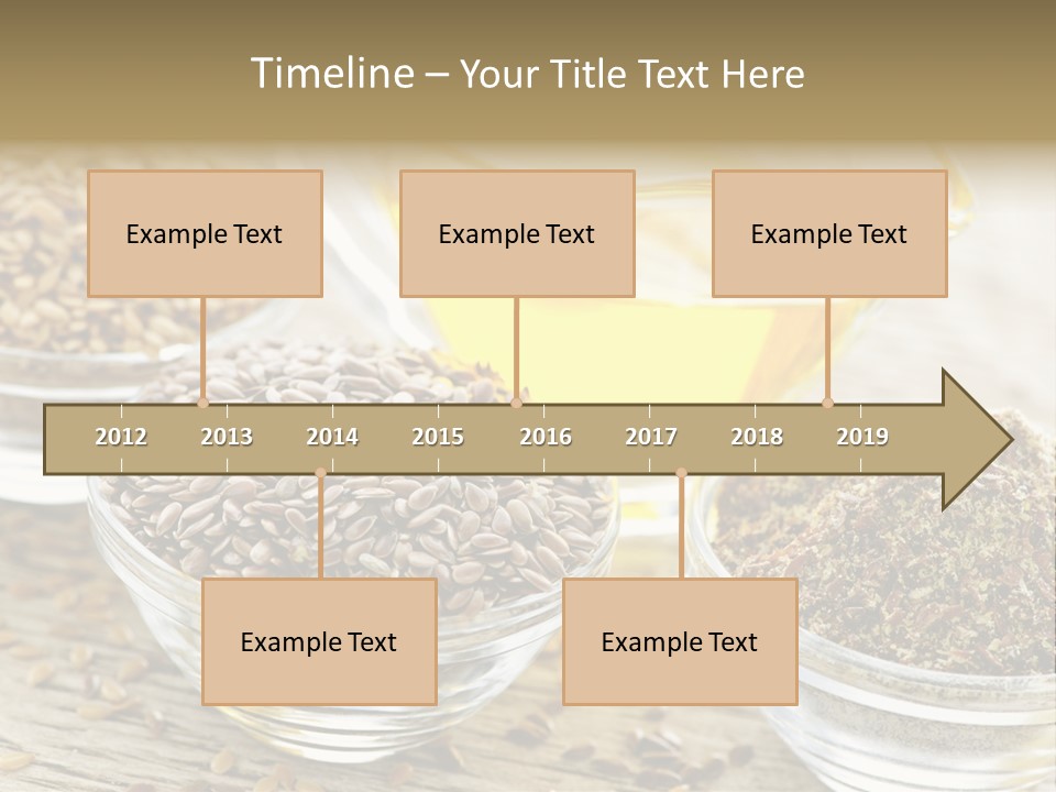 Flaxseed Oil PowerPoint Template