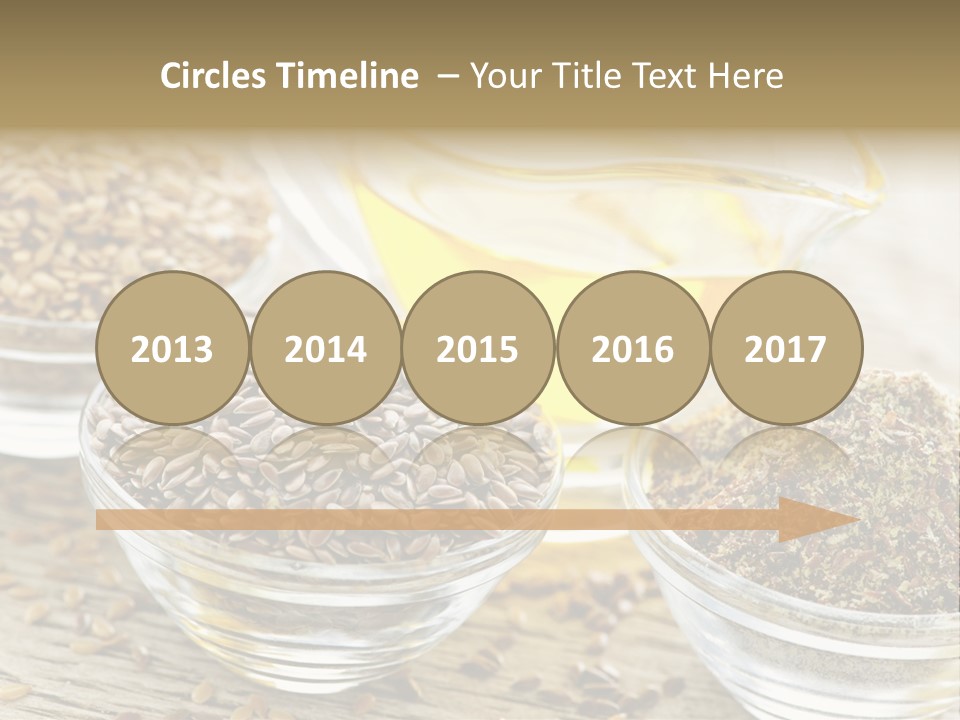 Flaxseed Oil PowerPoint Template