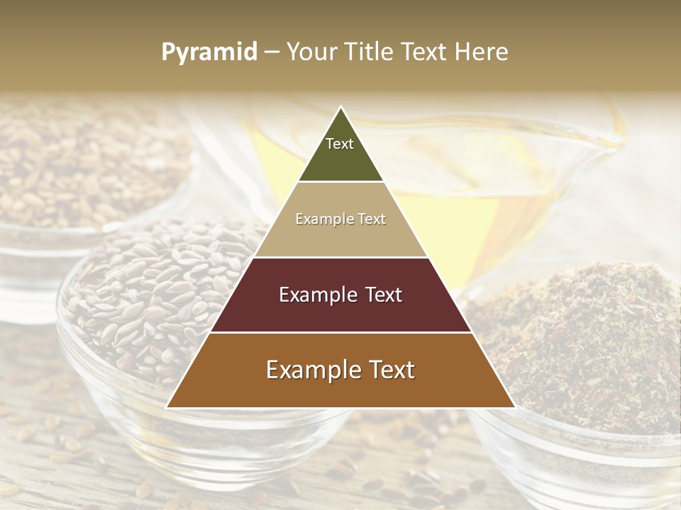 Flaxseed Oil PowerPoint Template