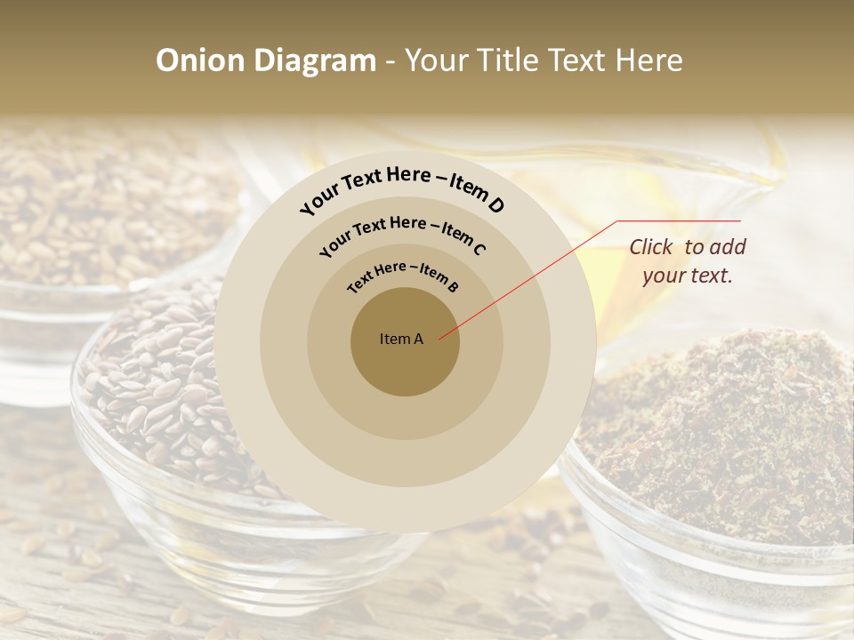 Flaxseed Oil PowerPoint Template