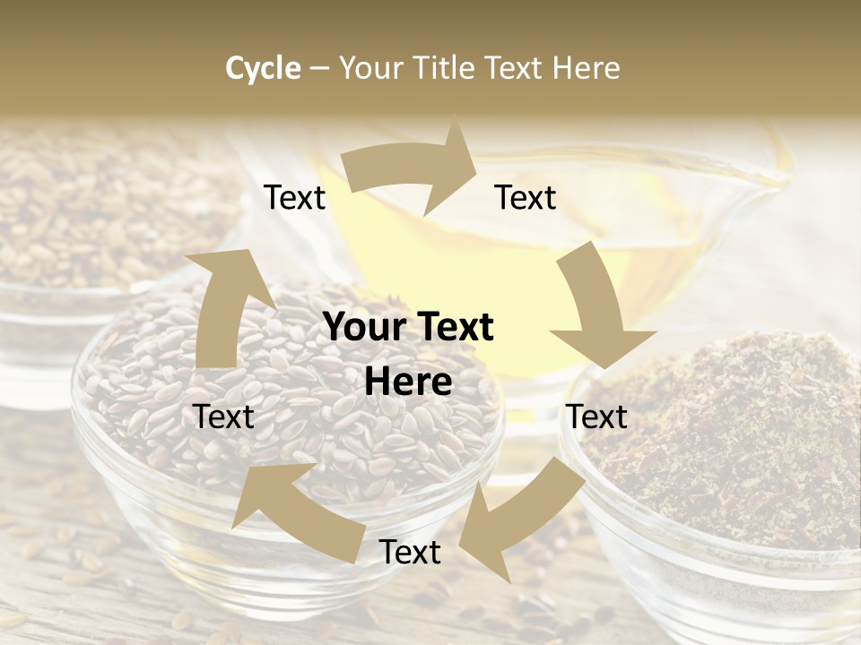 Flaxseed Oil PowerPoint Template