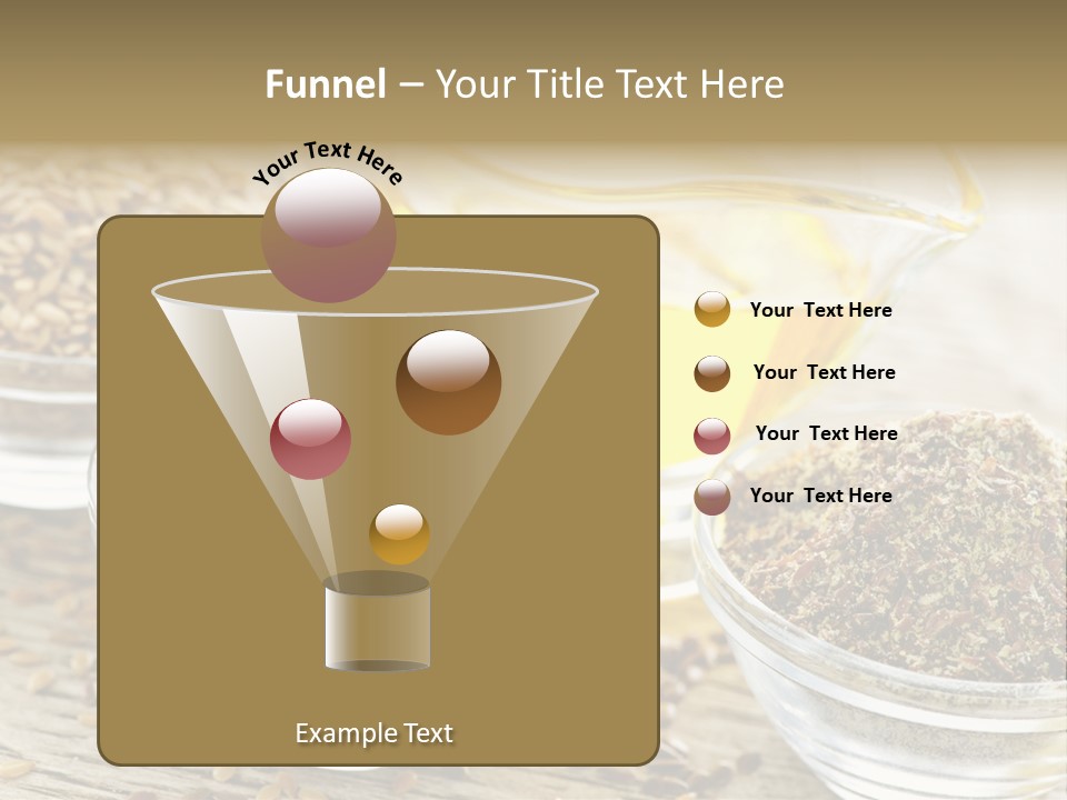 Flaxseed Oil PowerPoint Template