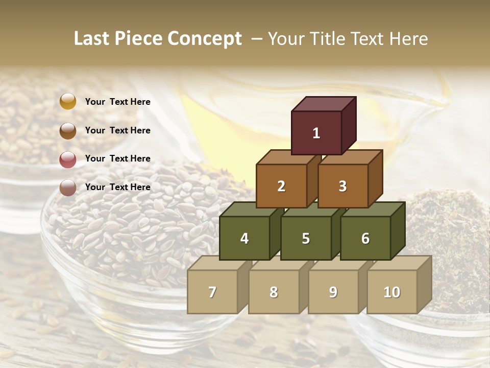 Flaxseed Oil PowerPoint Template