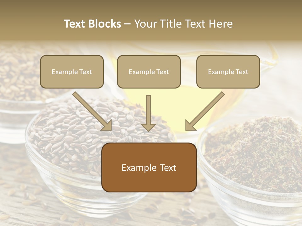 Flaxseed Oil PowerPoint Template