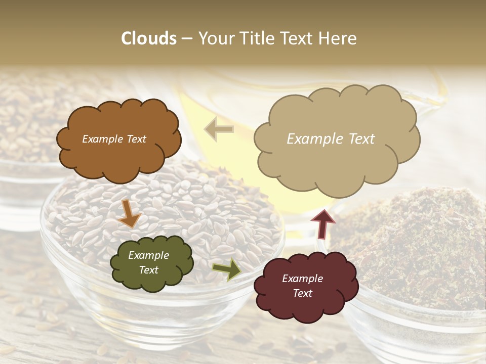 Flaxseed Oil PowerPoint Template