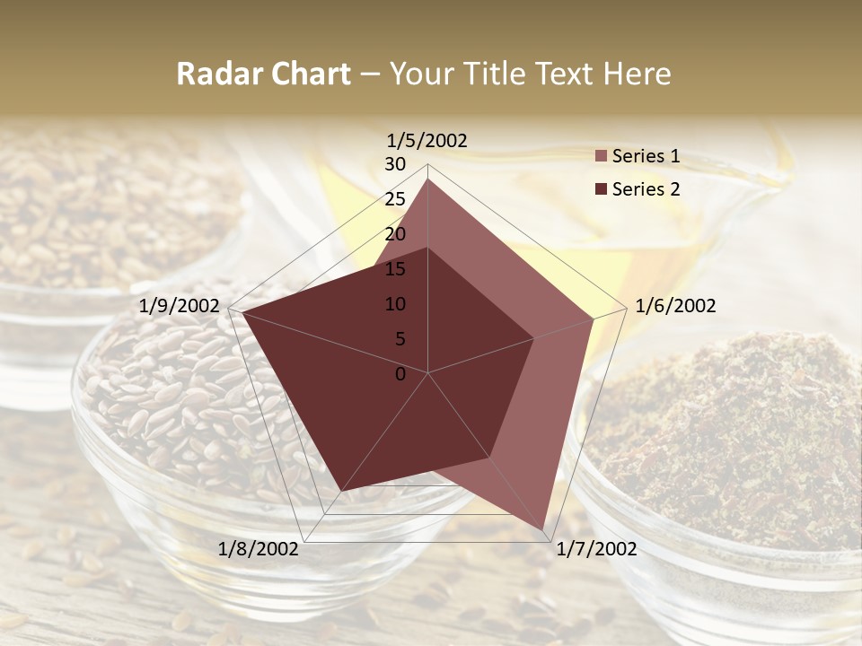 Flaxseed Oil PowerPoint Template