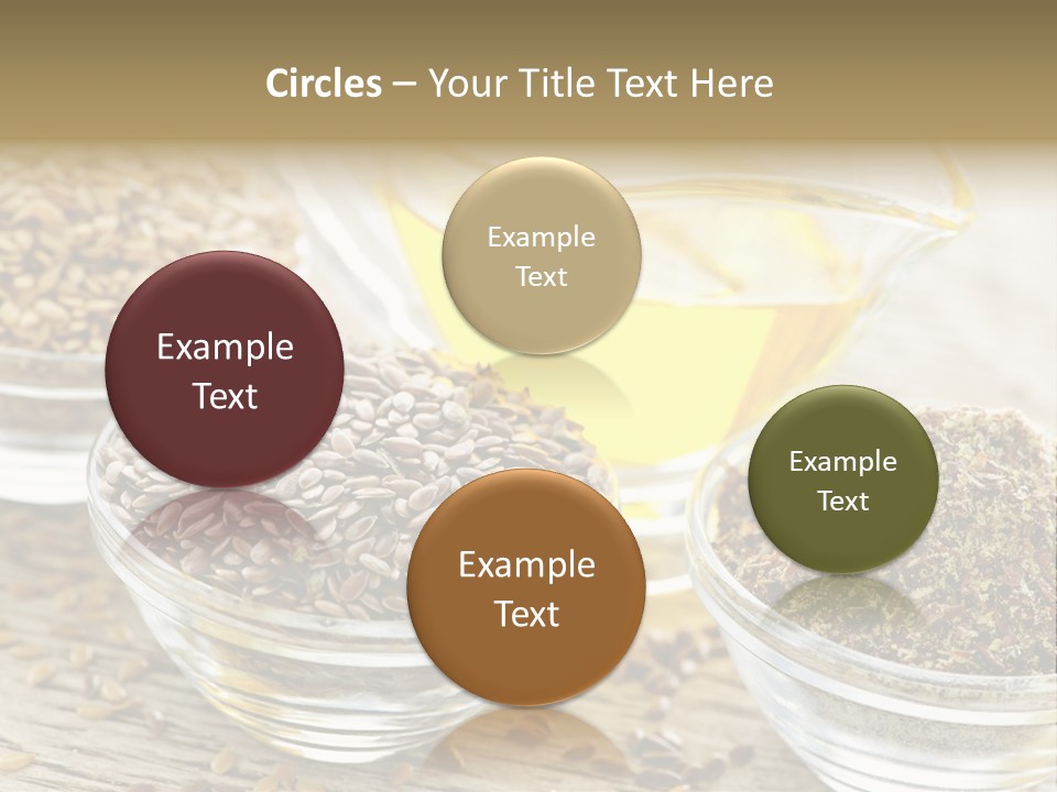 Flaxseed Oil PowerPoint Template