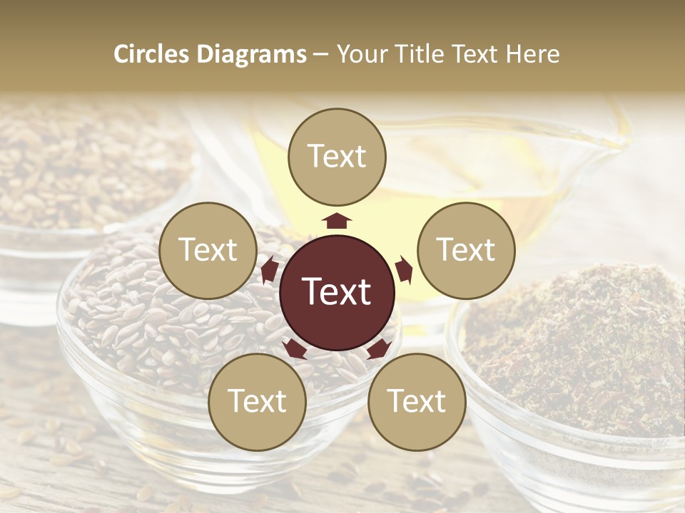Flaxseed Oil PowerPoint Template