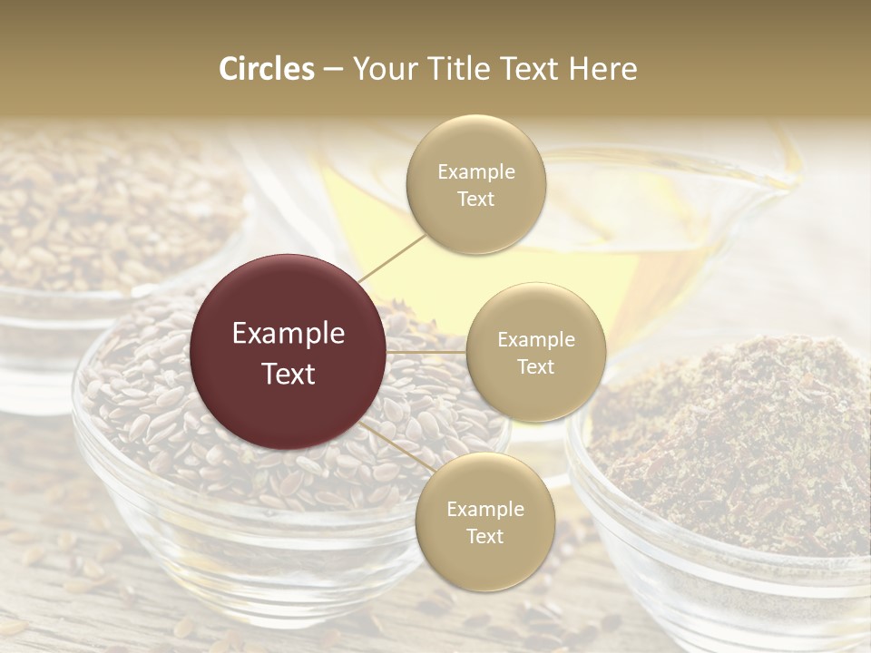 Flaxseed Oil PowerPoint Template
