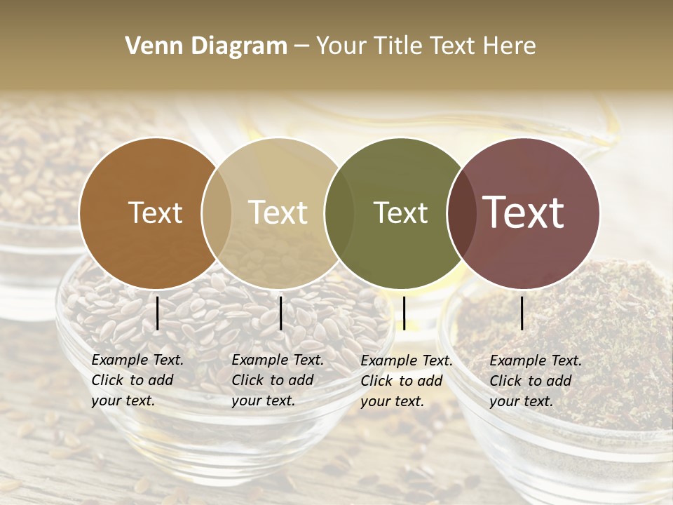 Flaxseed Oil PowerPoint Template