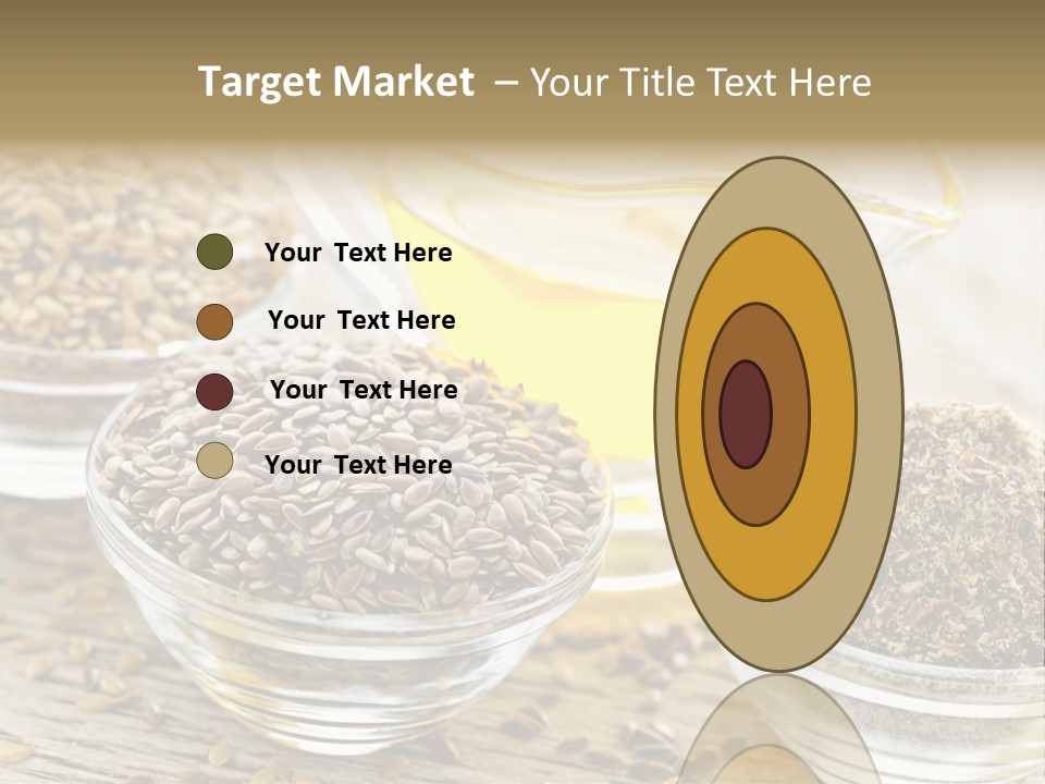 Flaxseed Oil PowerPoint Template