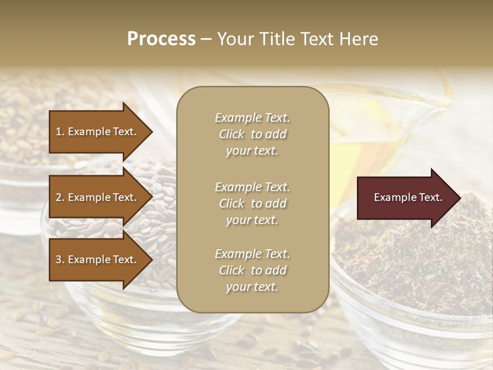 Flaxseed Oil PowerPoint Template