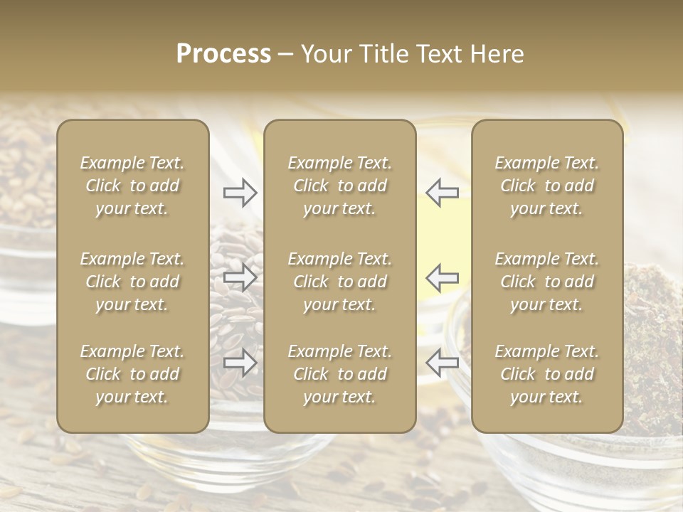 Flaxseed Oil PowerPoint Template