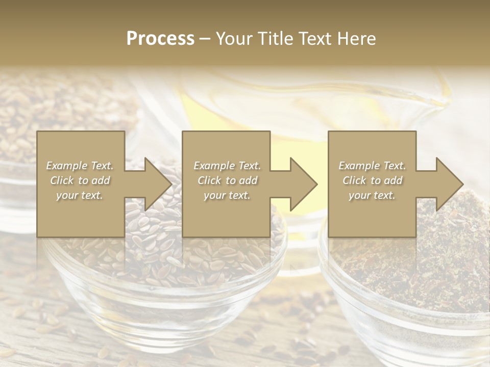 Flaxseed Oil PowerPoint Template