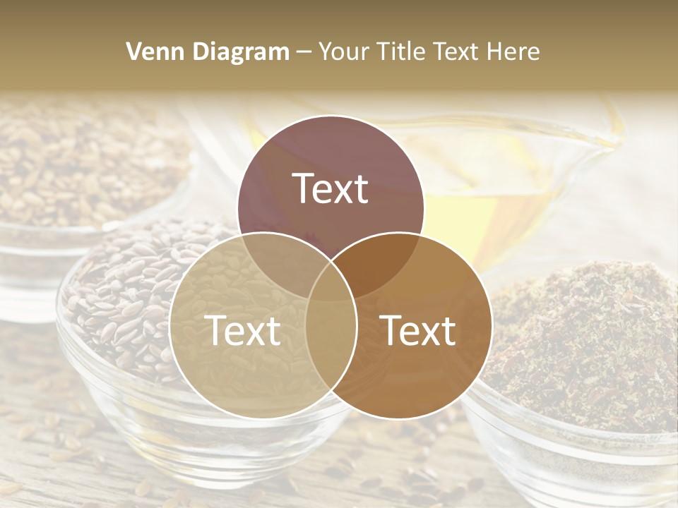 Flaxseed Oil PowerPoint Template