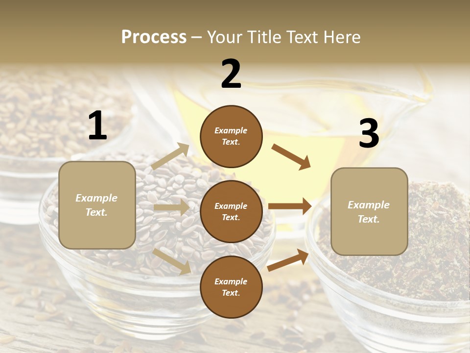 Flaxseed Oil PowerPoint Template