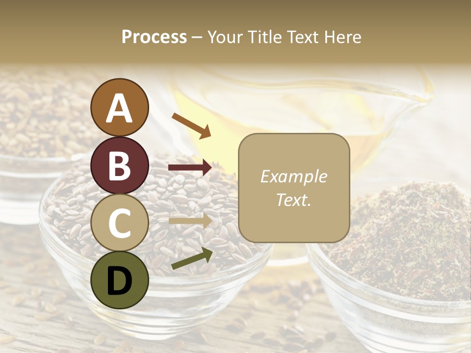 Flaxseed Oil PowerPoint Template