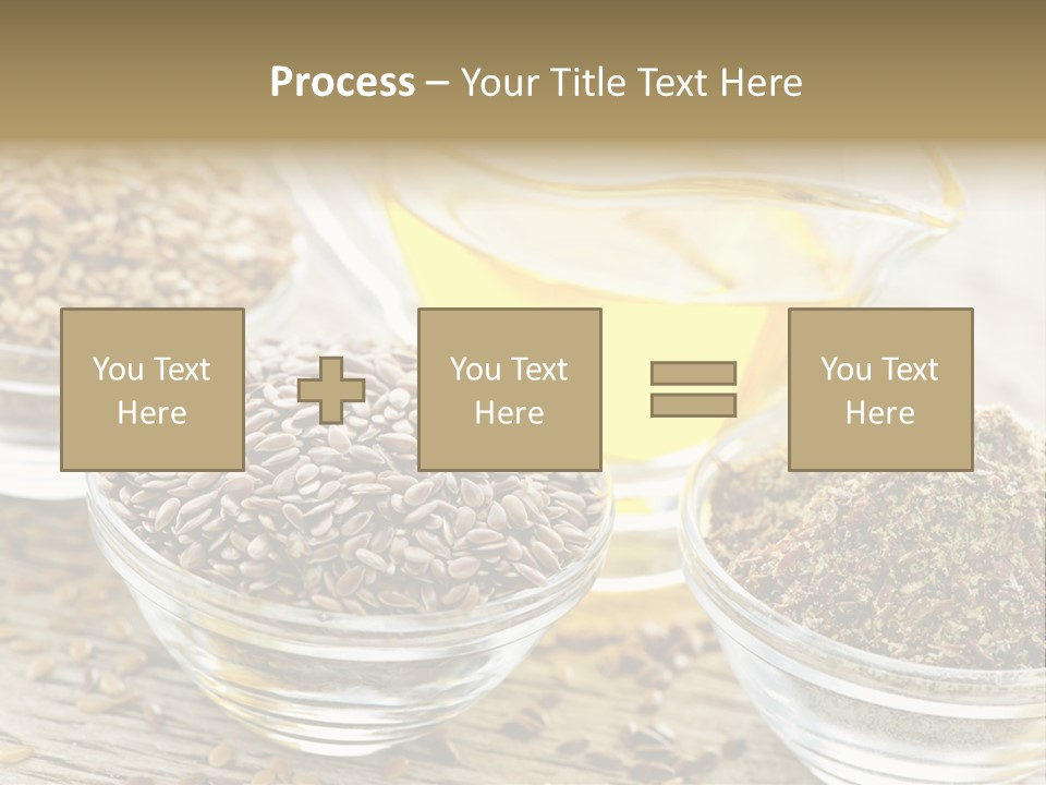 Flaxseed Oil PowerPoint Template