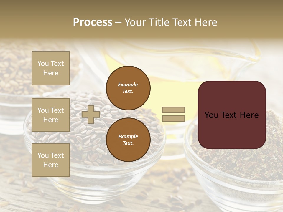 Flaxseed Oil PowerPoint Template