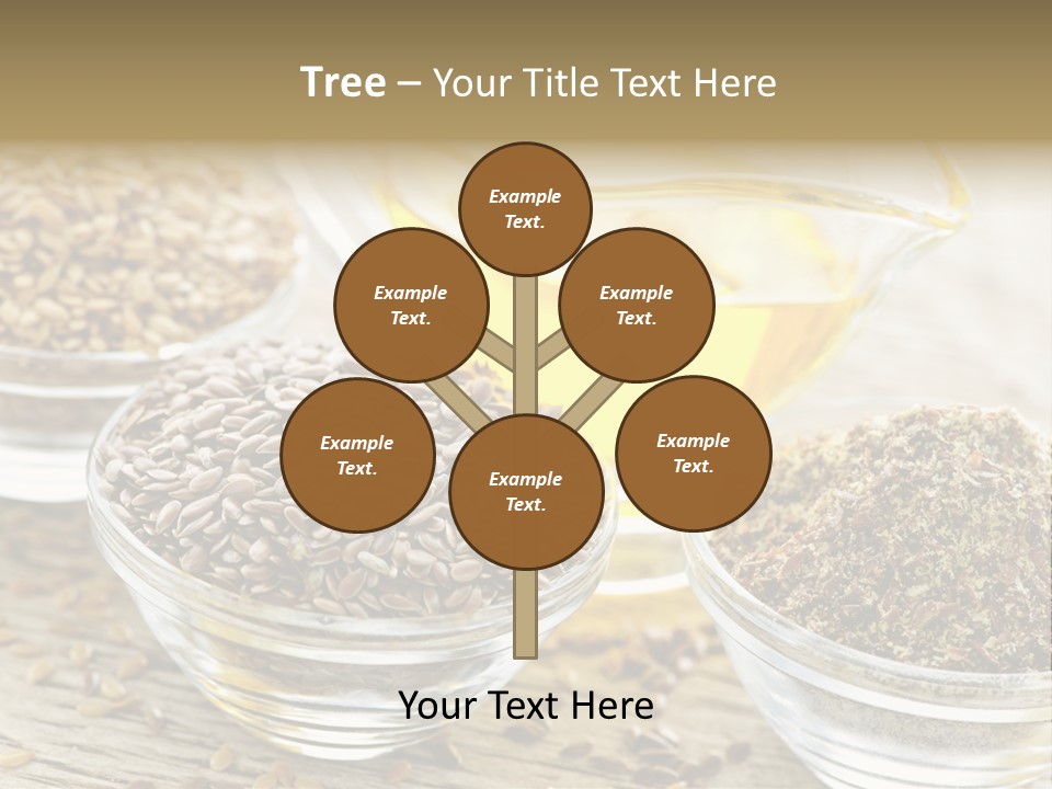 Flaxseed Oil PowerPoint Template