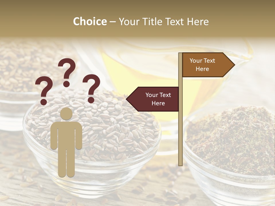 Flaxseed Oil PowerPoint Template