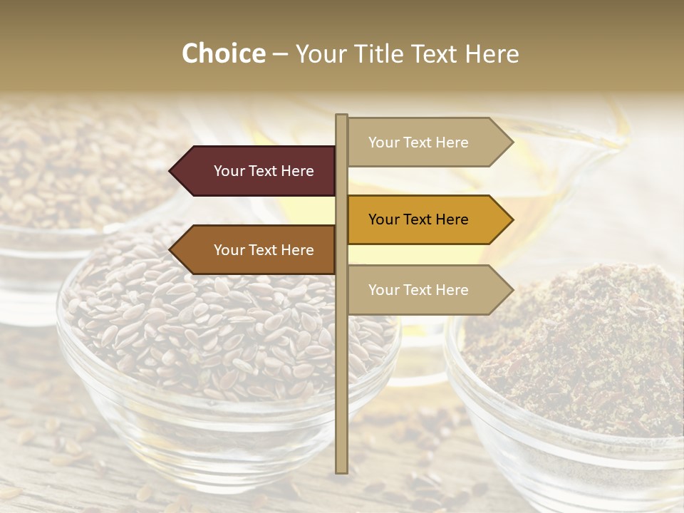 Flaxseed Oil PowerPoint Template