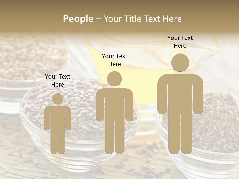 Flaxseed Oil PowerPoint Template