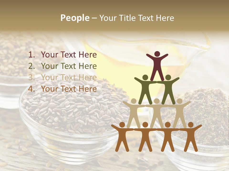 Flaxseed Oil PowerPoint Template