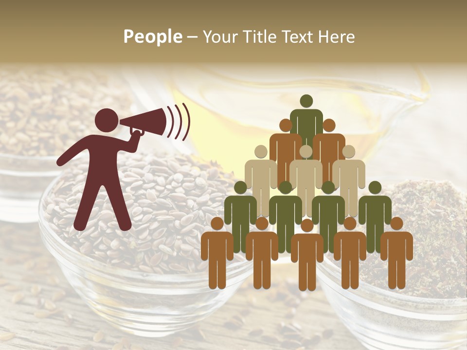 Flaxseed Oil PowerPoint Template
