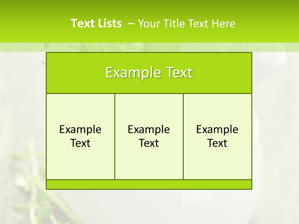 A Mortar With A Sprig Of Herbs In It PowerPoint Template