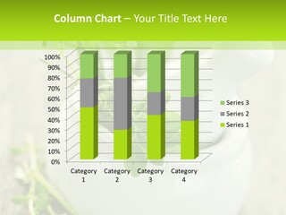 A Mortar With A Sprig Of Herbs In It PowerPoint Template