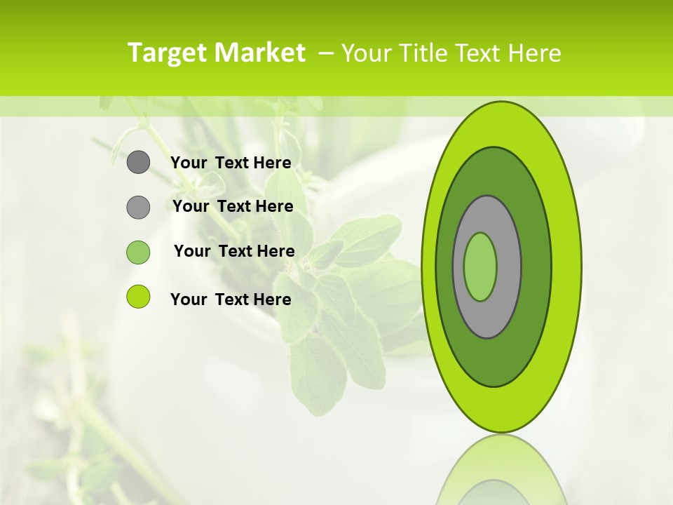 A Mortar With A Sprig Of Herbs In It PowerPoint Template