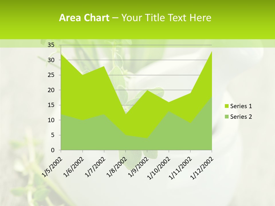 A Mortar With A Sprig Of Herbs In It PowerPoint Template