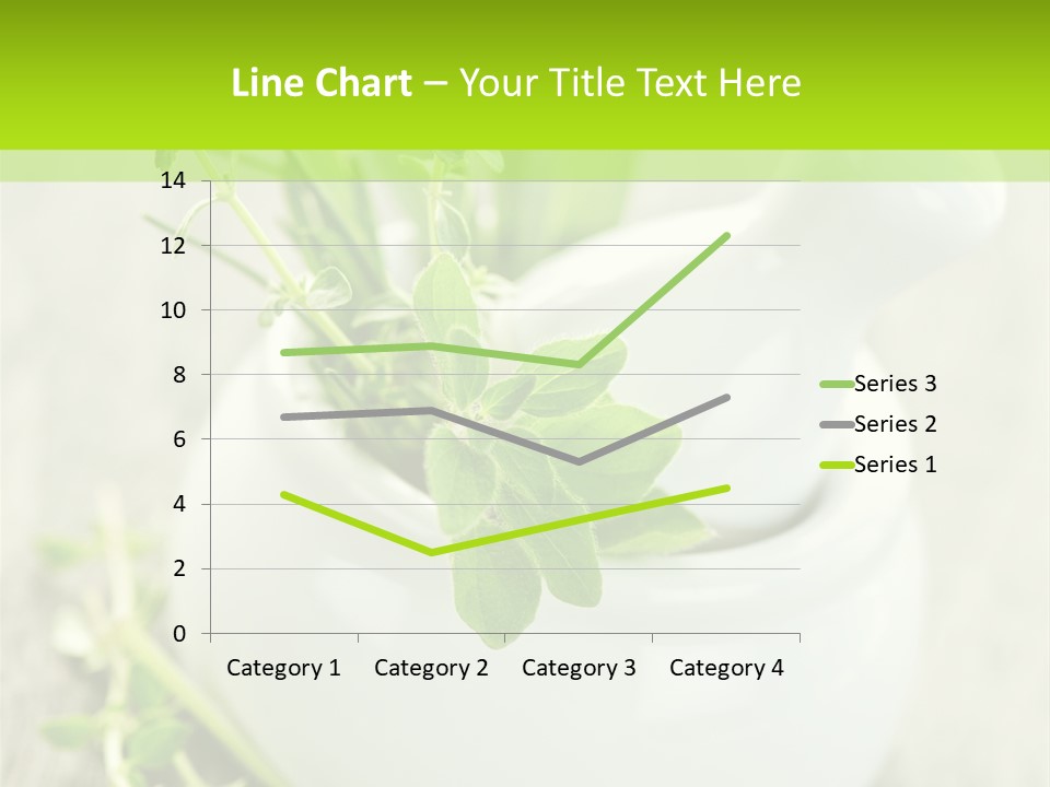 A Mortar With A Sprig Of Herbs In It PowerPoint Template