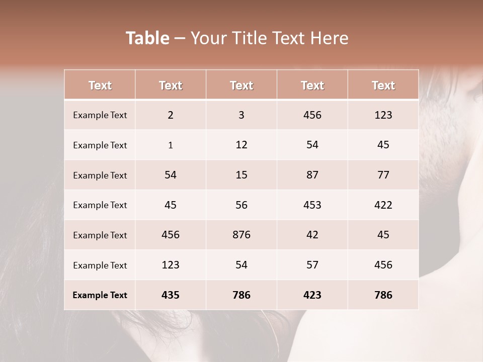 Pakistani Aromatic Table PowerPoint Template