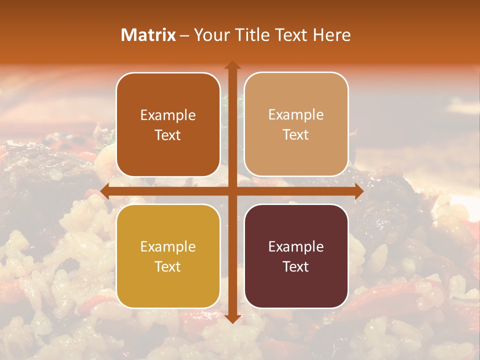 Pakistani Aromatic Table PowerPoint Template