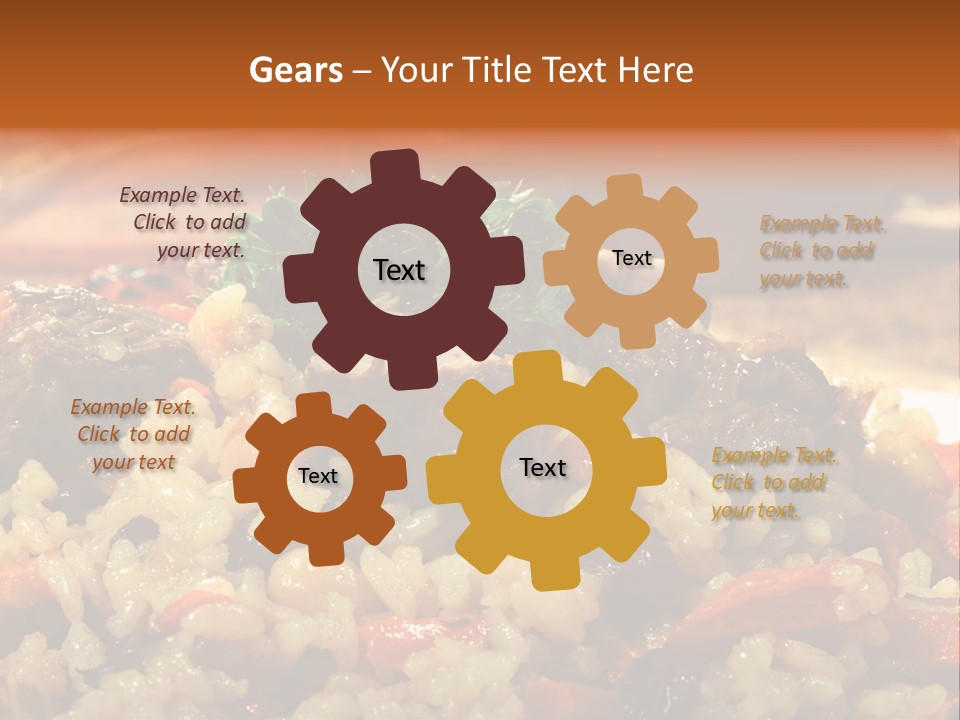 Pakistani Aromatic Table PowerPoint Template