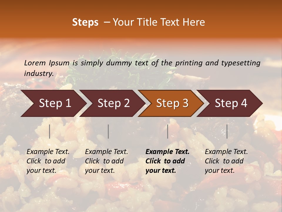 Pakistani Aromatic Table PowerPoint Template