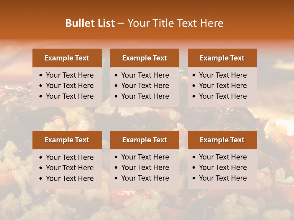 Pakistani Aromatic Table PowerPoint Template