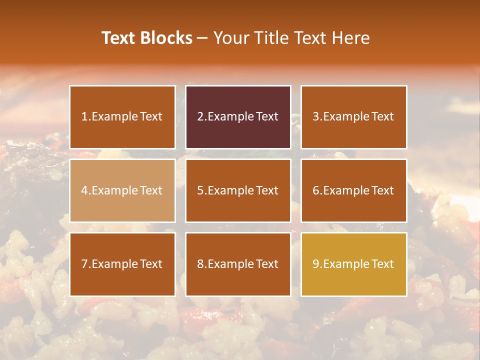 Pakistani Aromatic Table PowerPoint Template