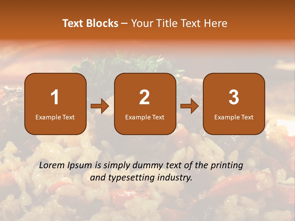 Pakistani Aromatic Table PowerPoint Template