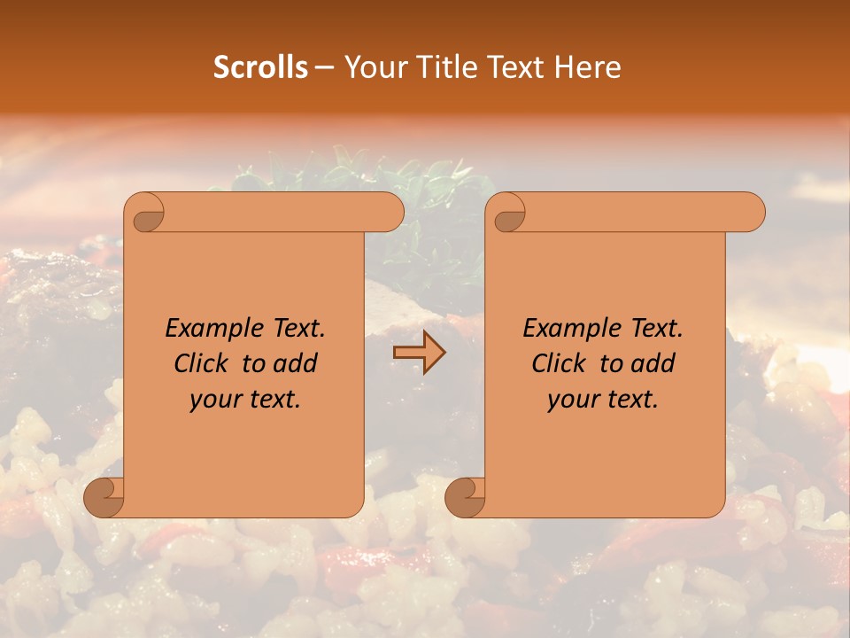 Pakistani Aromatic Table PowerPoint Template