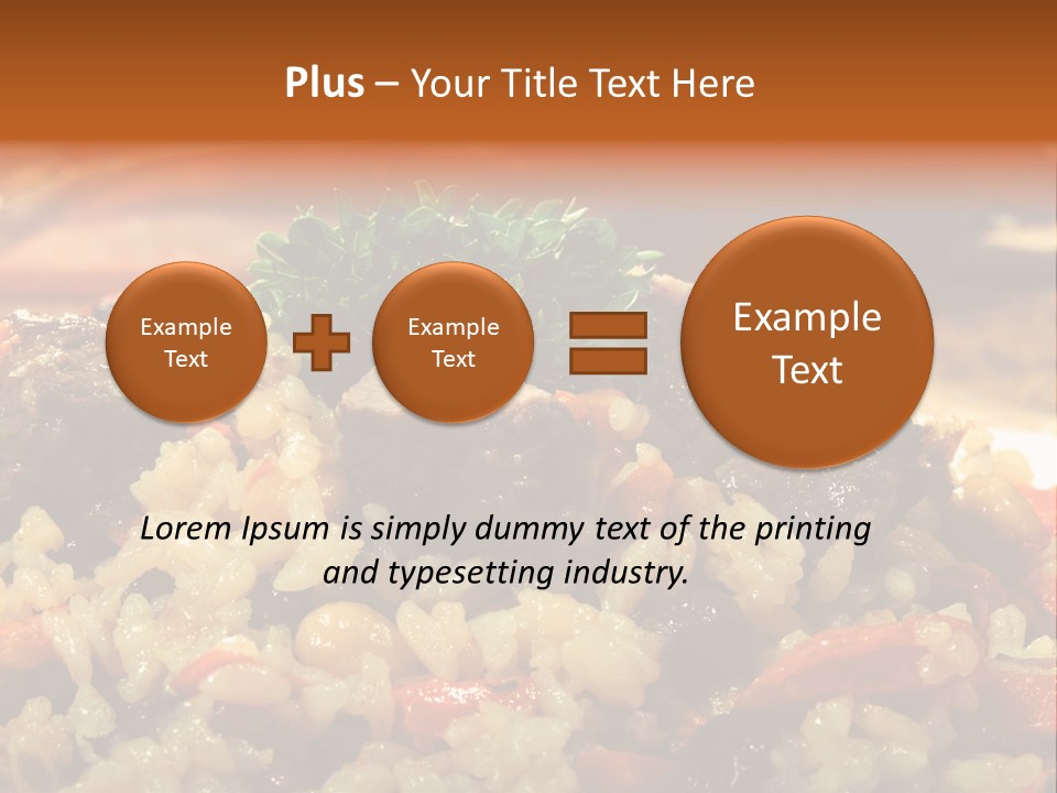 Pakistani Aromatic Table PowerPoint Template