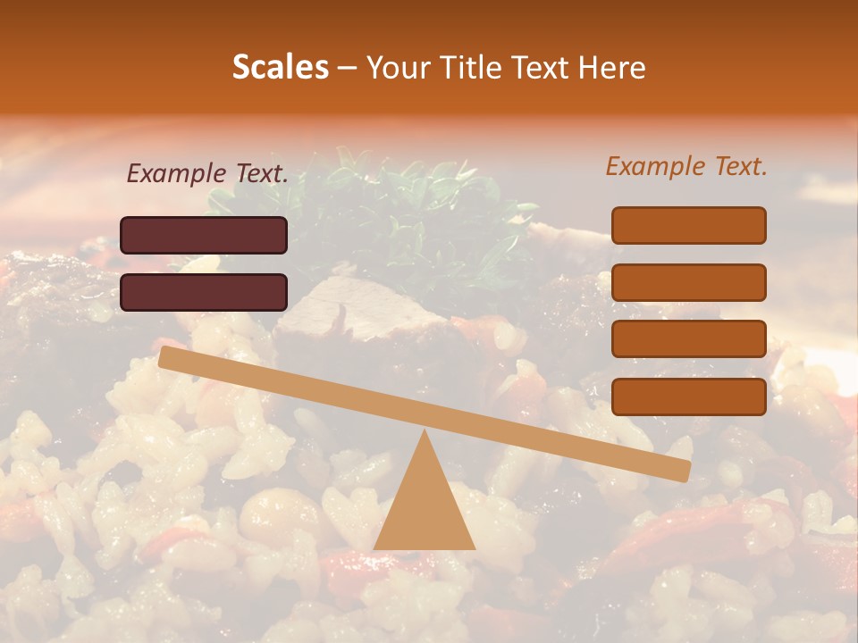 Pakistani Aromatic Table PowerPoint Template
