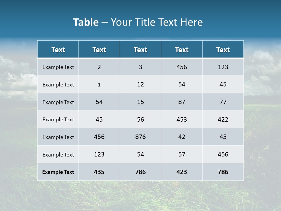 Beautiful Nature PowerPoint Template
