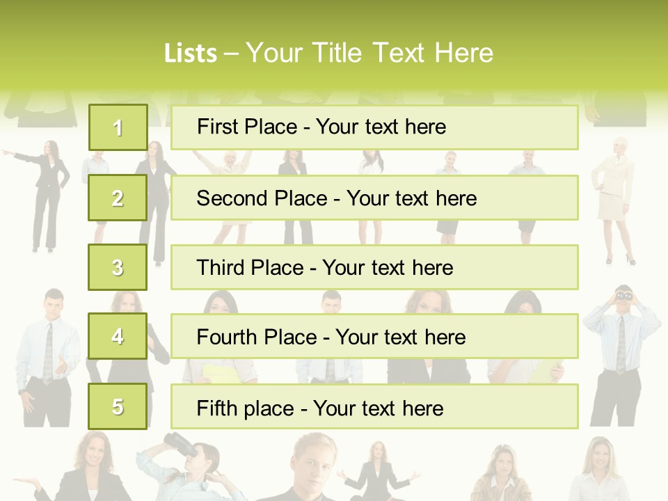 People Stock PowerPoint Template
